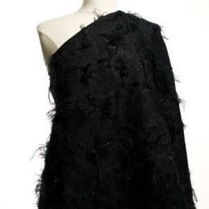 FIL COUPÉ, VISCOSE, JET BLACK