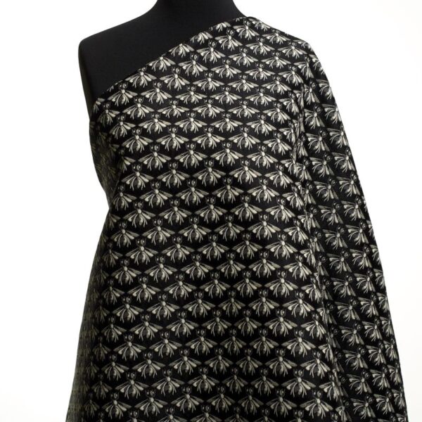 JACQUARD, COTTON, ACETATE, JET