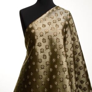 JACQUARD, FLORAL, GILDED