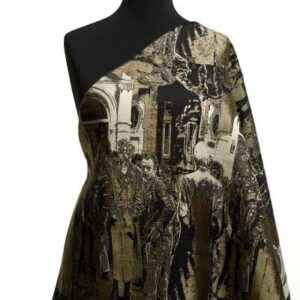 JACQUARD, ACETATE, COTTON